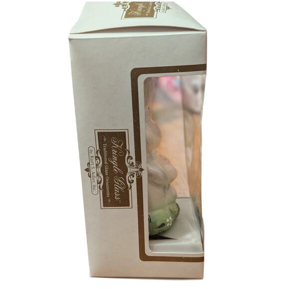 Vtg Pillsbury Dough Boy with Cupcake Kringle Glass Ornament by Kurt S. Adler - Picture 9 of 10